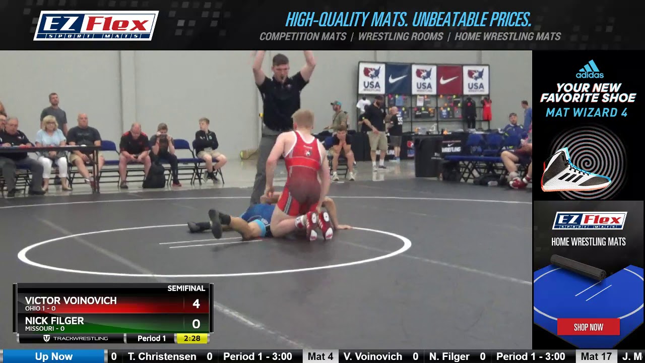 Mat 4 145 Victor Voinovich Ohio 1 Vs Nick Filger Missouri