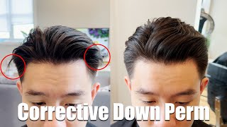 Corrective Down Perm for Straight Asian Hair