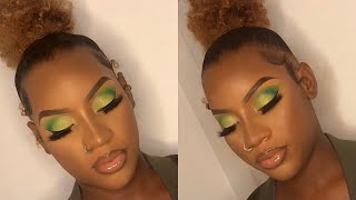 Green Prom Makeup Tutorial | Client Makeup Tutorial