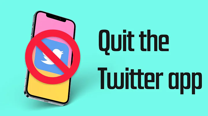 Stop using the Twitter app