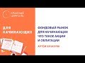 Фондовый рынок для начинающих  что такое акции и облигации  как и когда их покупать  Мастер класс