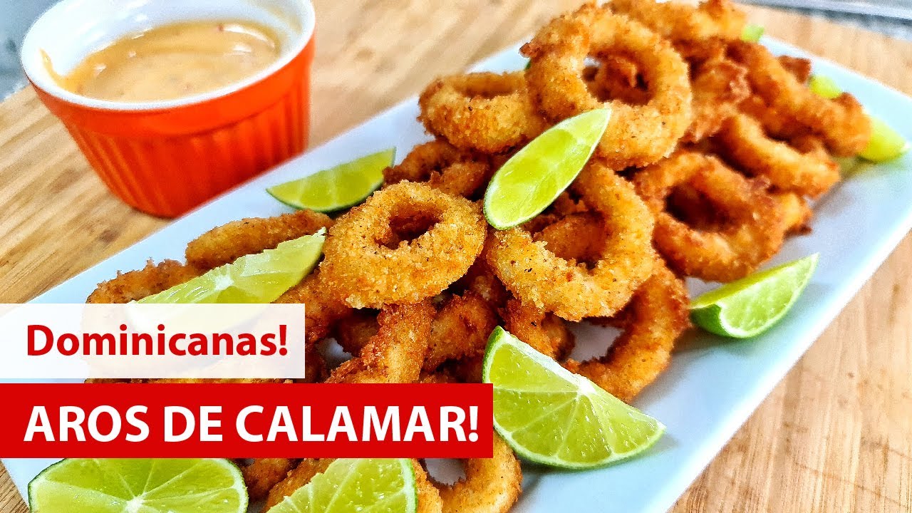 Como hacer AROS de CALAMAR EMPANIZADOS ?? [CRUJIENTES] | Cocina  Dominicana ?? - YouTube