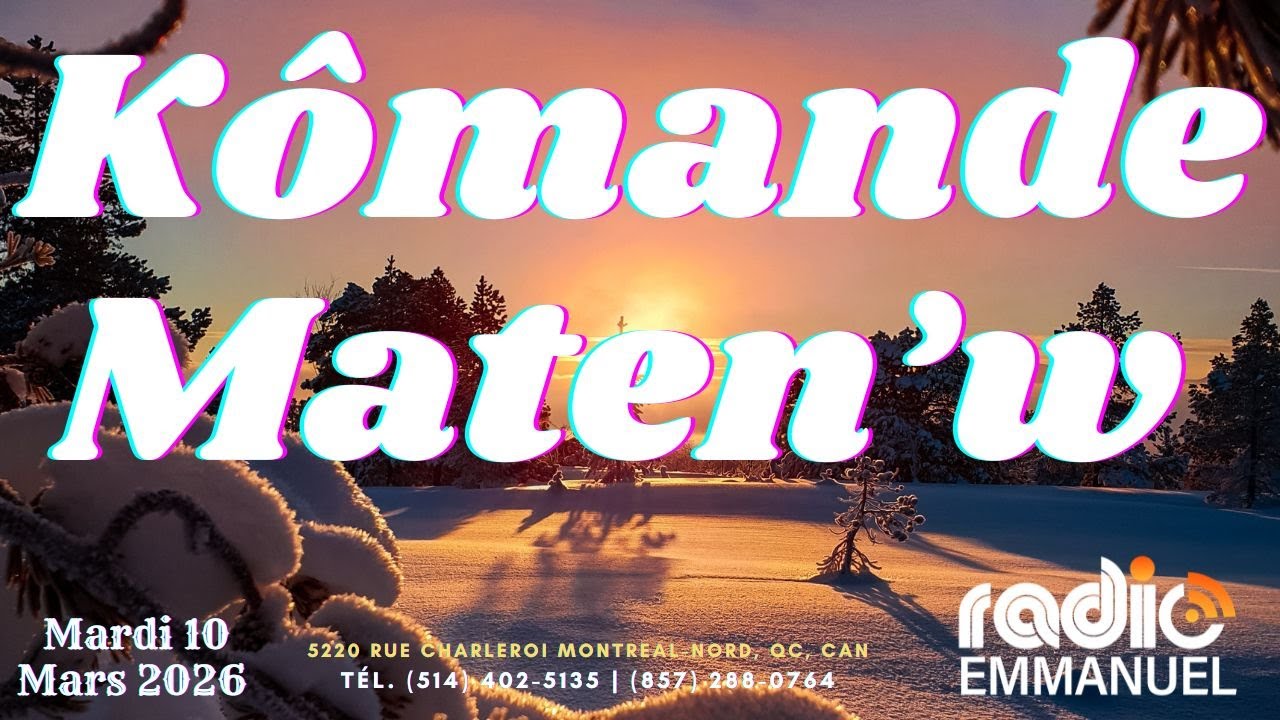 KÔMANDE MATEN'W | RADIO EMMANUEL | PIERRE BINSE ROCHE