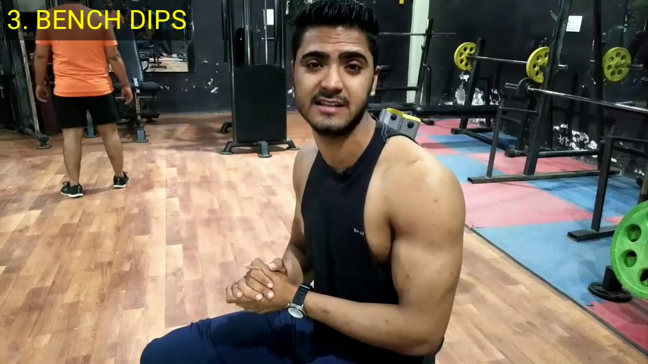 Top 4 excercise to build tricep muscle. - YouTube