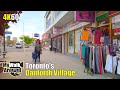 Toronto walk in Danforth Village and Crossovers Street (Toronto 4k video walking tour)