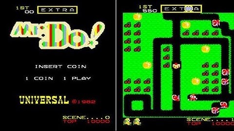 【懐かしい レトロゲーム】神業 ミスター･ドゥ！ Mr.Do! retro games
