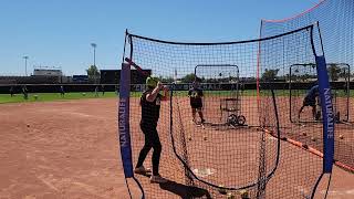 Sarah Batting at Chandler Wolves Camp