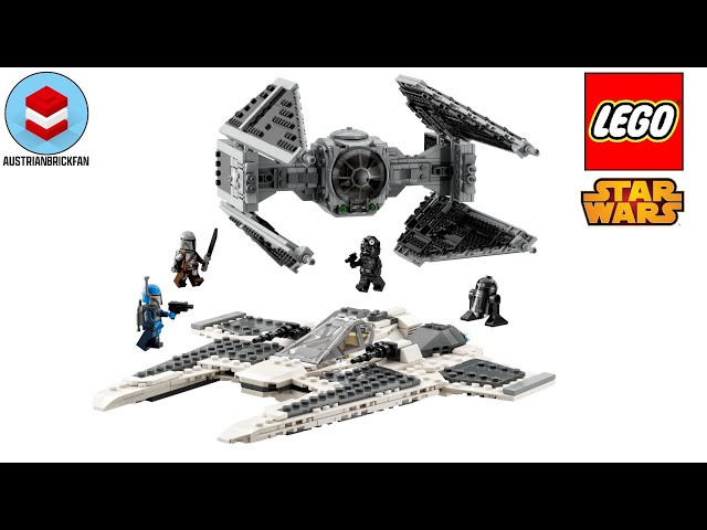 75348 Lego Star Wars Mandalorian Fang Fighter Contra Tie