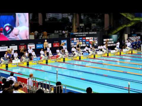 100 fly final FINA/ARENA Worldcup Singapore