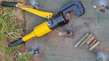 Hướng dẫn sử dụng kìm cắt sắt thủy lực