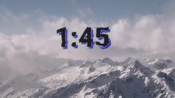 2 Minute Timer For Kids Clouds Background |No music|