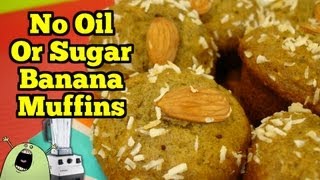 Monkey Muffins - Banana Bread with NO Sugar or Oil