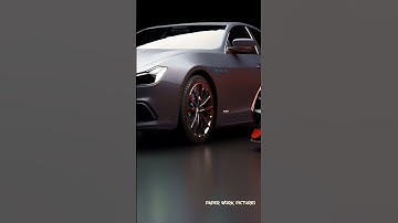 Car animation video in blender | PaperWorkPictures
