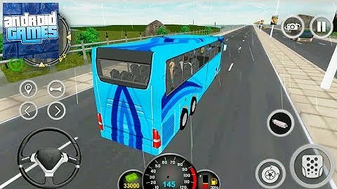 Coach Bus Simulator 2018 - Blue Mobile Bus Driving - Android Gameplay FHD