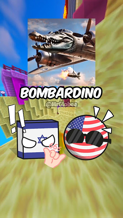Bombardino Crocodilo in English #countryballs