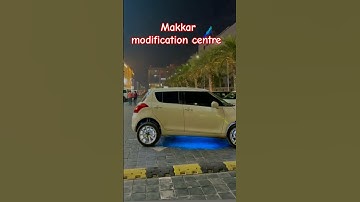 white swift modified review ‼️#modifiedcar #marutisuzuki#swift#swiftlover#car#cars #viral #trending.