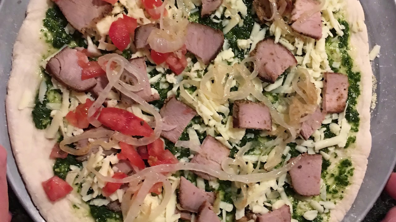 Pizza Cook on The Big Green Egg with Papa J - YouTube