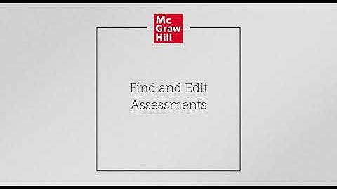 Open Learning Platform - 2020 - Find and Edit Assessments