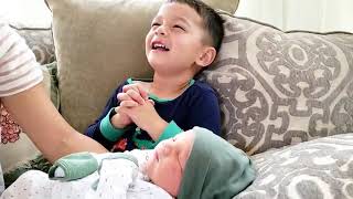 ⁣Pew baby Legendary-Moments-When-Siblings-Meeting-Newborn-Ba # SUBSCRIBE &LIKE @Baby funny