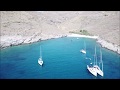 Sailing route cyclades