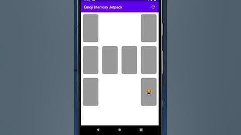 Emoji Memory Game built Android Jetpack Compose (Preview)