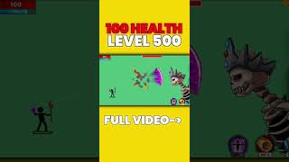 100 HEALTH VS LEVEL 500 the Archers 2 #shorts screenshot 2