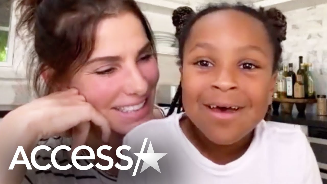 Sandra Bullock & Daughter Laila Honor Nurse In Rare Video Appearance