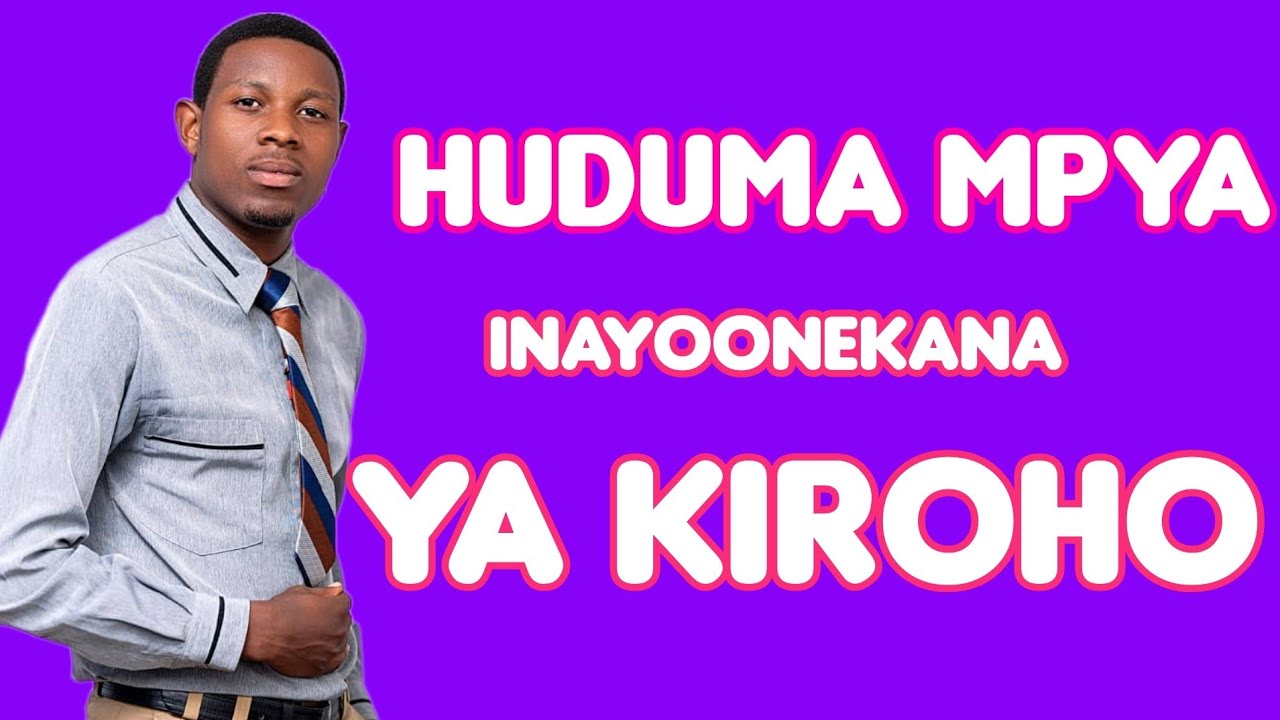 HUDUMA MPYA INAYOONEKA YA KIROHO ILA SI YA KIROHO. MWINJILISTI ELISHA MUSA