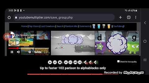 up to faster 102 parison alphablocks only