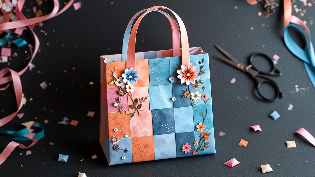 Paper Bag Making at Home | How to make Shopping Bag with Paper | Easy Making Paper Bag