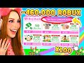 I BOUGHT 1,000,000 BUCKS (460k ROBUX) in ROBLOX ADOPT ME to Become the RICHEST PLAYER in ADOPT ME!