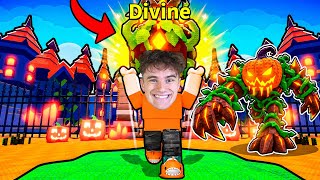 RUBO TUTTE le UOVA DI HALLOWEEN BATTENDO il NUOVO BOSS su RUBA un UOVO!🎃🥚