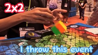 Official 5.49 2x2 AVG (I throw this event ) | Robinson Chonburi Cubing 2024