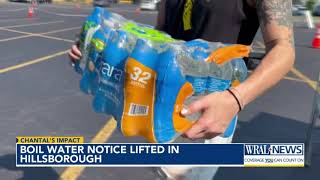 Boil water notice lifted in Hillsborough