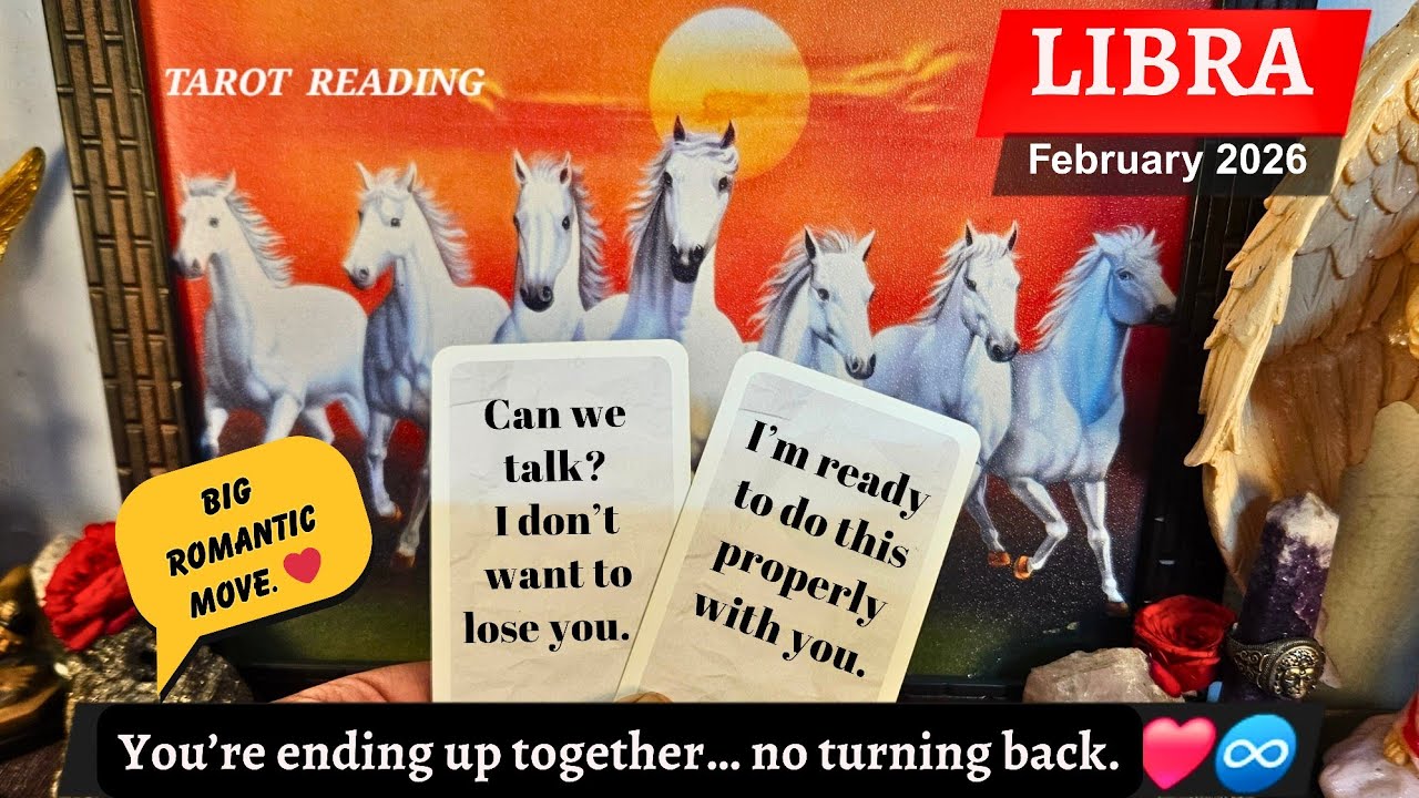 LIBRA ♎️ Get ready for the talk! You’re entering a serious relationship. They won’t stop now. TAROT