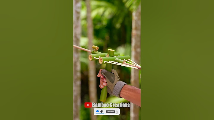 Bamboo Creations With New Slingshots and coca - cola #bamboo #diy #slingshot  #bamboohandcraft #idea