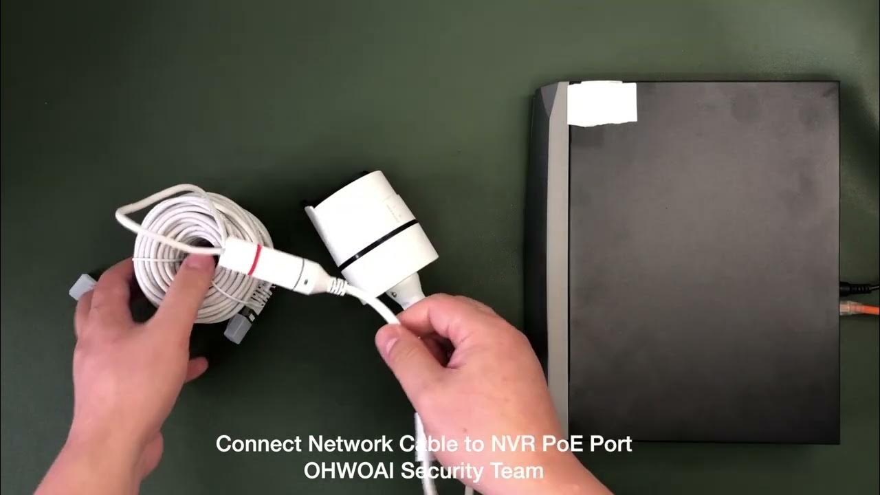 OHWOAI POE Security Camera System Setup YouTube