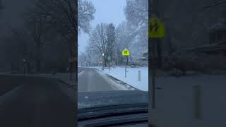 Winter Wonderland in Edwardsville IL. 1/25/2023 #shorts #winter #wonderland