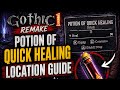 GOTHIC 1 REMAKE POTION OF QUICK HEALING LOCATION GUIDE #gothic1remake