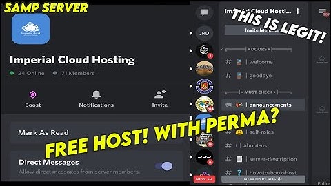 Samp Free Host! With Perma | Legits 😱👌 -MarkPH