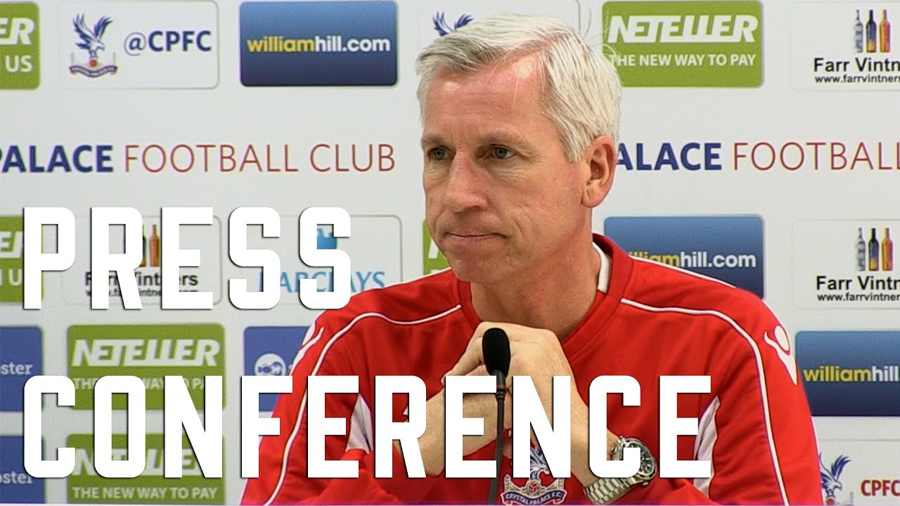 Pardew pre Arsenal Press Conference