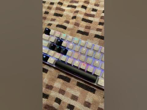 Change colors on rk61 keyboard - YouTube