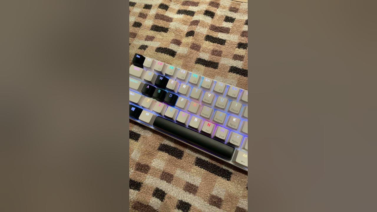 Change colors on rk61 keyboard - YouTube