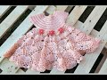 VESTIDO BEBÊ CROCHE 5-12 MESES AULA 3 #VESTIDODEBEBE #VESTIDODECROCHE #ROUPABEBECROCHE