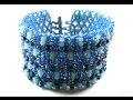 Netting Tutorial - Crystal Embellished Cuff