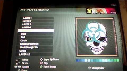how to make a scary skull emblem (black ops)