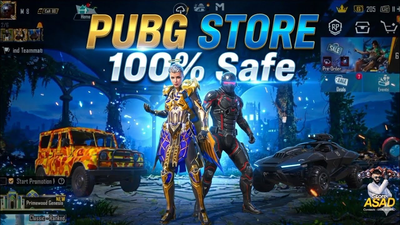 PUBG UC & Items Store 🔥 | Rare Skins, Emotes & Accounts | Asad PUBG Store