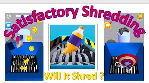 Will it Shred? ⚙️ | All 56 Items Destroyed ⚙️| Watch Satisfactory Shredding ⚙️