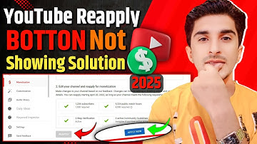 Youtube Monetization Reapply Button not Showing | Monetization Reapply Button Show Nahi Ho Raha 2025