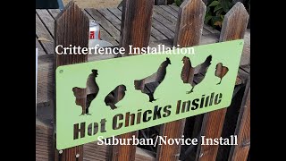 Critterfence Install -- Novice/Suburban Home